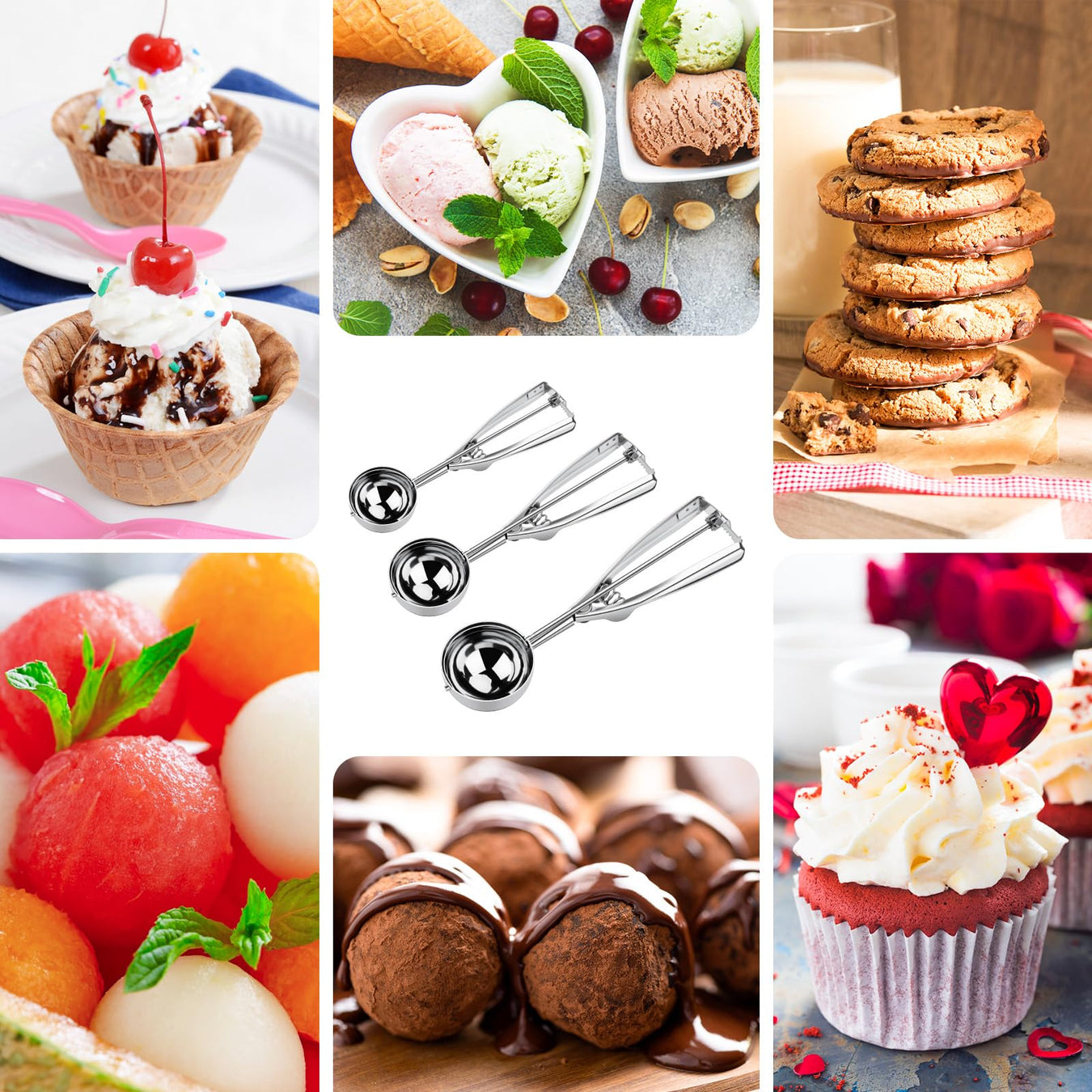 Cookie & Ice Cream Scoops