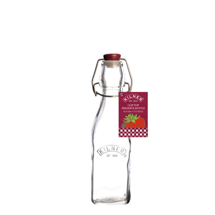 Kilner 250ml Glass Flip Top Preserve Bottle