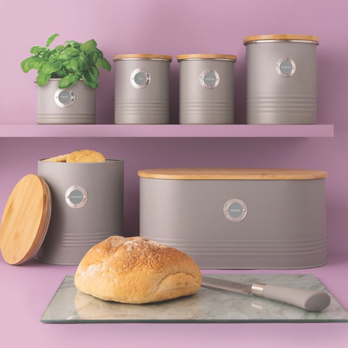 Typhoon Living Canister 3L Grey - Bear Country Kitchen