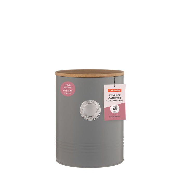 Typhoon Living Canister 2L Grey - Bear Country Kitchen