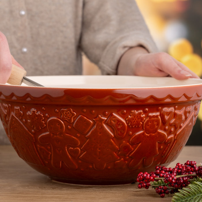 Mason Cash Mixing Bowl 4L (29CM) Gingerbread
