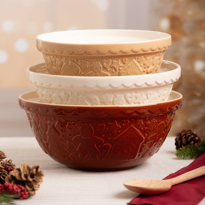 Mason Cash Mixing Bowl 3.3L (26CM) Gingerbread