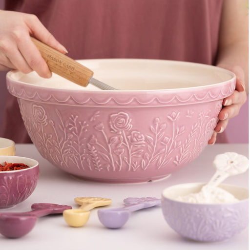Mason Cash Mixing Bowl 29CM Meadow Pink 4L - Bear Country Kitchen
