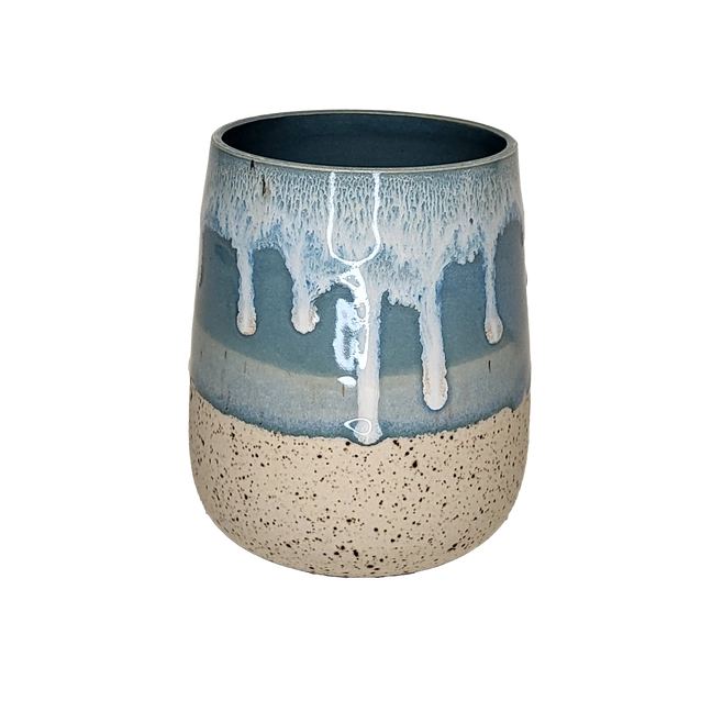 Stoney Ridge Pottery Winterwood Waterfall Wine Cup - Bear Country Kitchen