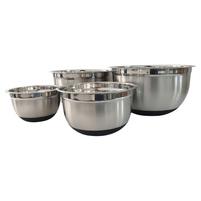 Starfrit Stainless Steel Mixing Bowls With Anti-Skid Base 2.8L