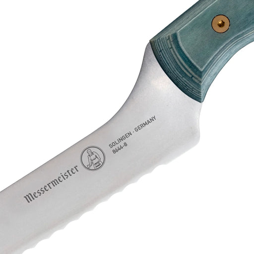 Messermeister Custom Blue Offset Bread Knife - Bear Country Kitchen
