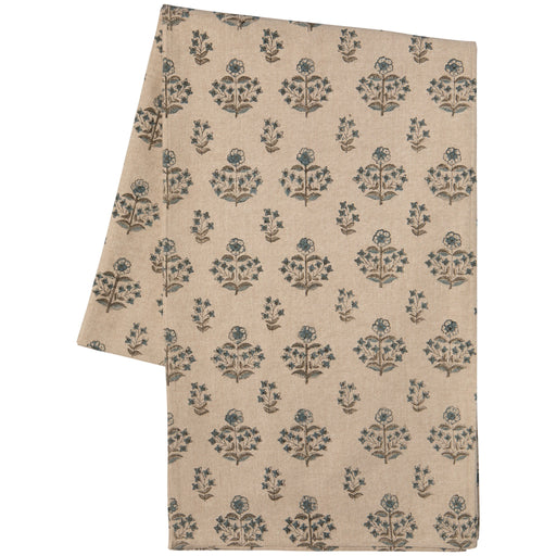 Danica Heirloom Block Print Tablecloth Clematis  152 x 228CM - Bear Country Kitchen