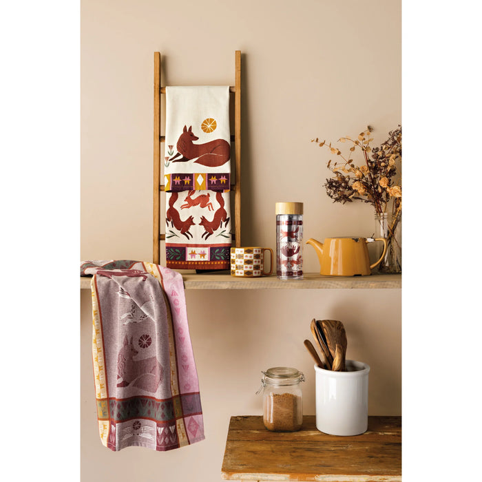 Danica Studio Linen Blend Dishtowel Set Of 2 Folktale - Bear Country Kitchen