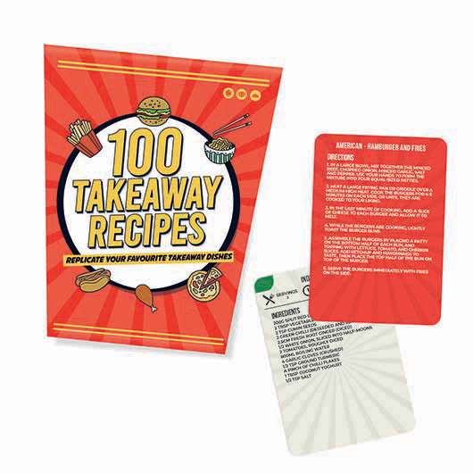 Gift Republic 100 Takeaway Recipes - Bear Country Kitchen
