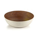 Brilliant Bamboo Walnut Salad Bowl 30CM - Bear Country Kitchen