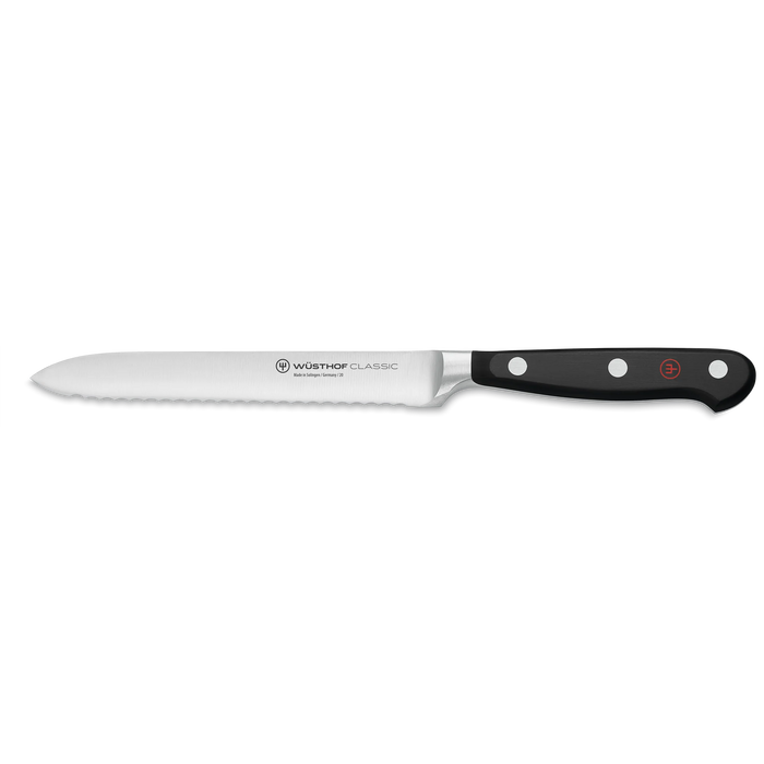 Wusthof Classic Serrated Utility Knife - Bear Country Kitchen