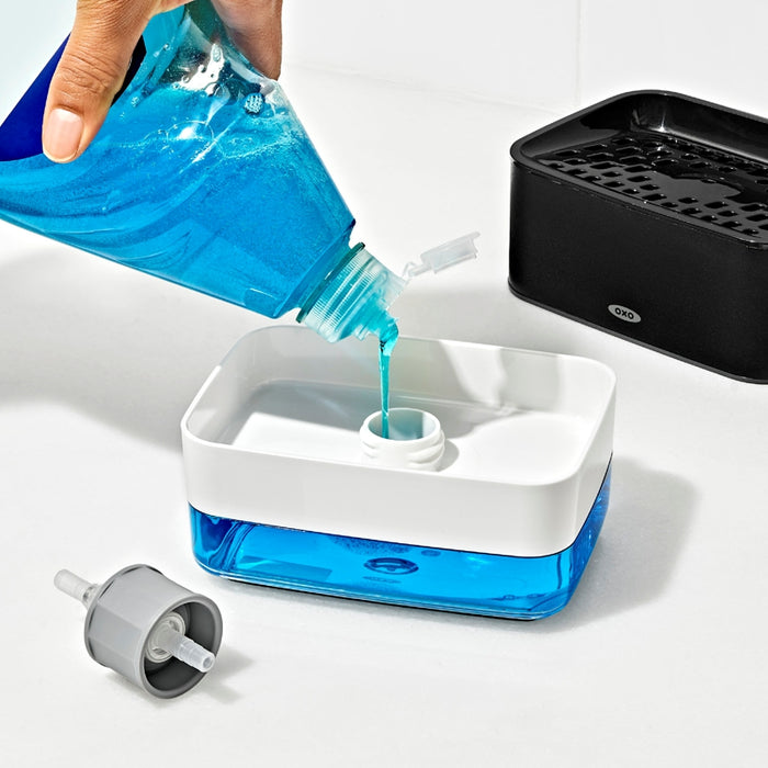 Oxo Soap Dispensing Sponge Holder - Bear Country Kitchen
