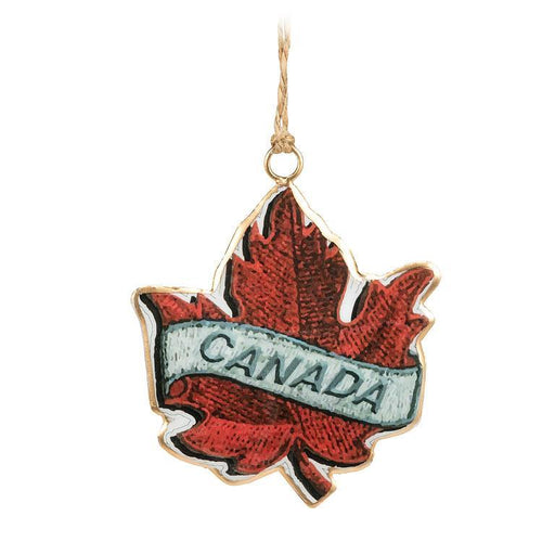Abbott Metal Maple Leaf Ornament - Bear Country Kitchen