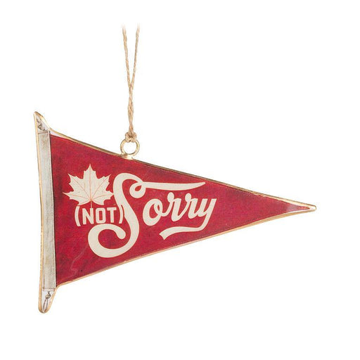 Abbott Metal Ornament I'm Sorry Pennant - Bear Country Kitchen