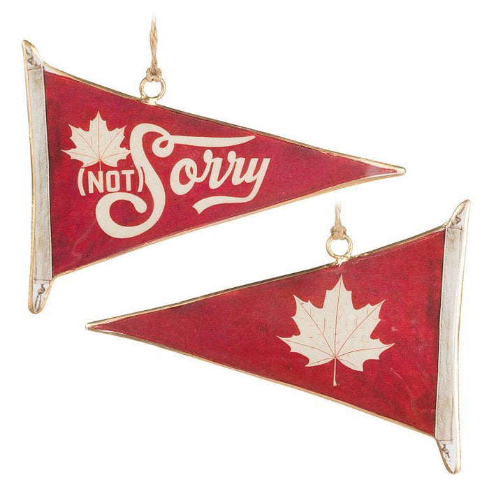Abbott Metal Ornament I'm Sorry Pennant - Bear Country Kitchen