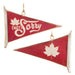 Abbott Metal Ornament I'm Sorry Pennant - Bear Country Kitchen