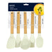 Danesco Mini Silicone Utensil Set Of 5 Beige - Bear Country Kitchen