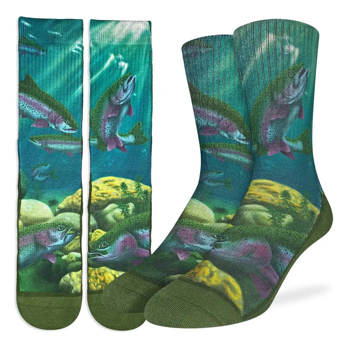 Good Luck Sock Active Fit Men Brown Trout