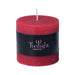 Twilight Scented Rustic Pillar Cranberry 3 x 3" - Bear Country Kitchen