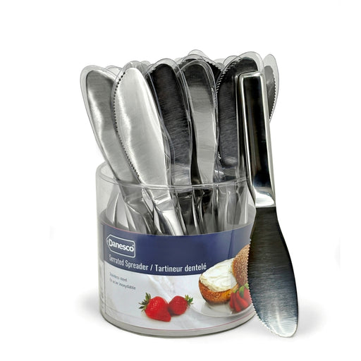 Danesco Serrated Stainless Steel Spreader - Bear Country Kitchen