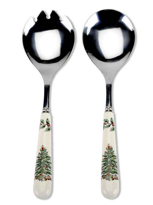 Spode Christmas Tree Salad Servers - Bear Country Kitchen