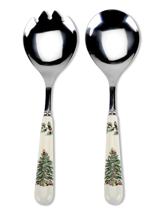 Spode Christmas Tree Salad Servers - Bear Country Kitchen