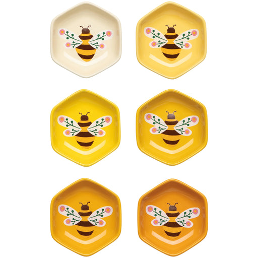 Danica Now Design Shaped Pinch Bowls Set Of 6 Bee Garden - Bear Country Kitchen
