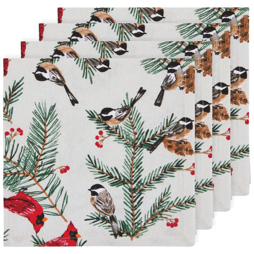 Danica Now Designs Set Of 4 Napkins Birds & Boughs - Bear Country Kitchen