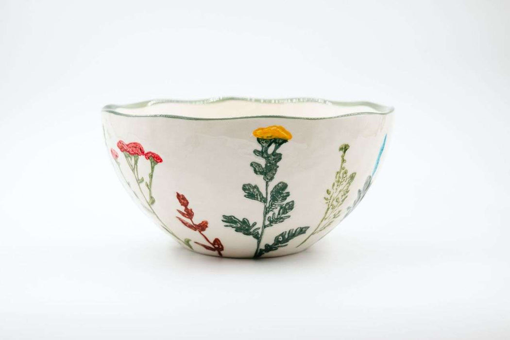 Soup & Cereal Bowl Wildflowers - Bear Country Kitchen