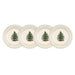 Spode Christmas Tree Polka Dot Dessert Plates Set Of 4 - Bear Country Kitchen