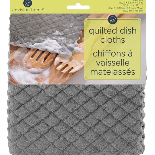 Envision Home Quilted Dish Cloths S/3 - Bear Country Kitchen