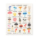 Abbott Swedish Dishcloth Mushroom Alphabet - Bear Country Kitchen