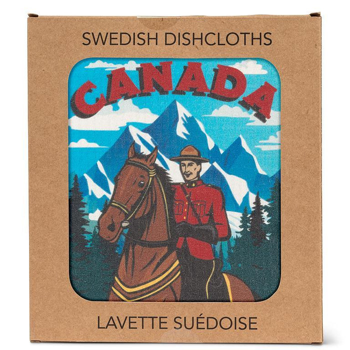 Abbott Swedish Dishcloth Canada Mountie - Bear Country Kitchen