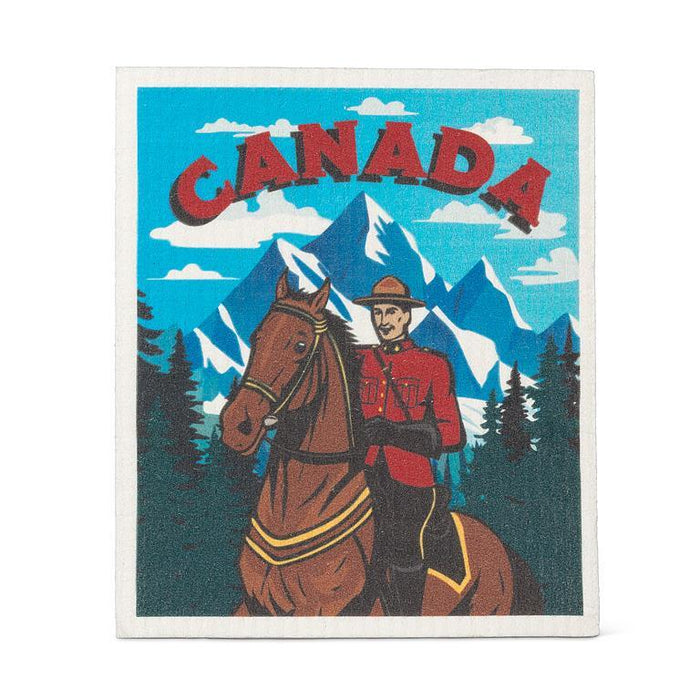 Abbott Swedish Dishcloth Canada Mountie - Bear Country Kitchen