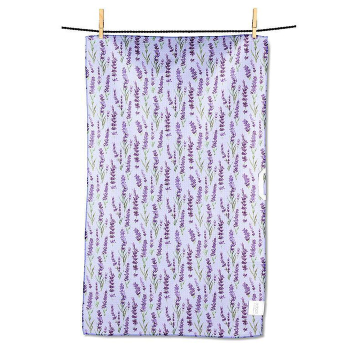 Abbott Double Sided Kitchen Towel Lavender - Bear Country Kitchen