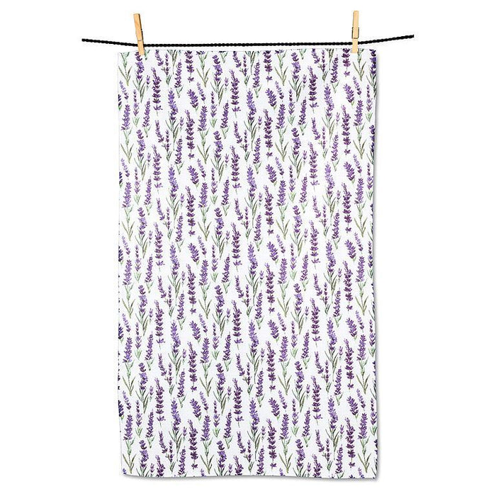 Abbott Double Sided Kitchen Towel Lavender - Bear Country Kitchen