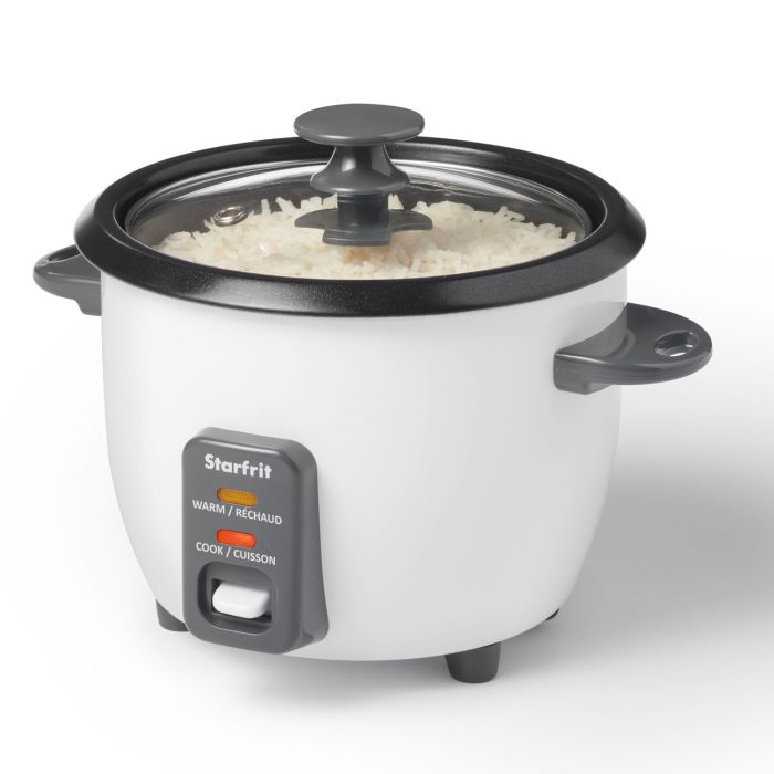 Starfrit 6 Cup Ceramic Coated Rice Cooker - Bear Country Kitchen