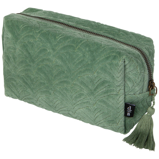 Danica Studio Quilted Cosmetics Bag Jade - Bear Country Kitchen