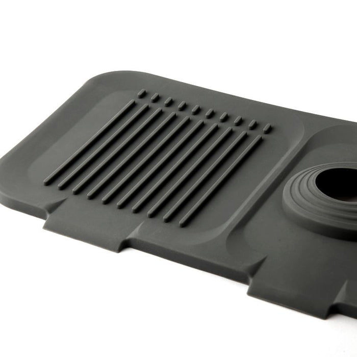 Danesco Silicone Faucet Splash Guard Charcoal - Bear Country Kitchen