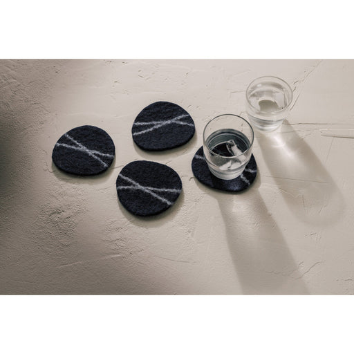 Danica Heirloom Striato Felted Wool Coasters - Bear Country Kitchen