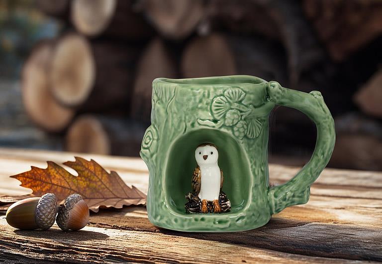 Abbott Tree Look Mug With Barn Owl
