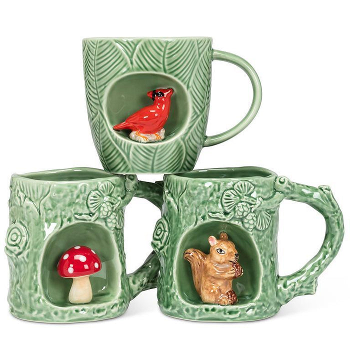 Abbott Leafy Mug With Cardinal