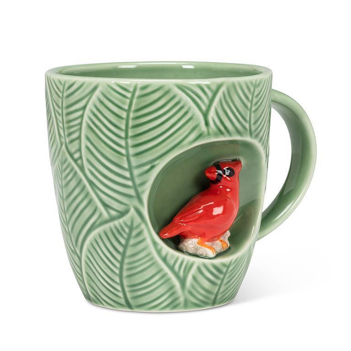 Abbott Leafy Mug With Cardinal