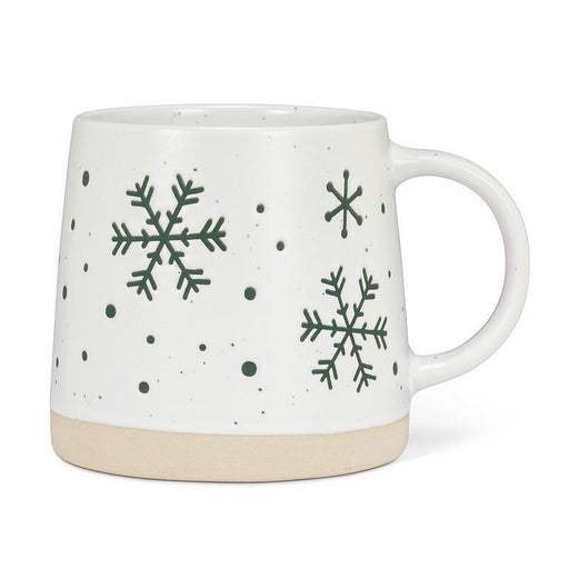 Abbott Wide Base Mug Snowflake - Bear Country Kitchen