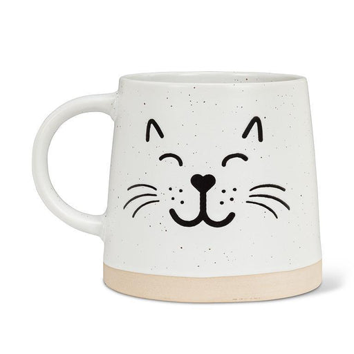 Abbott Wide Base Mug Cat Face - Bear Country Kitchen