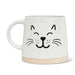 Abbott Wide Base Mug Cat Face - Bear Country Kitchen