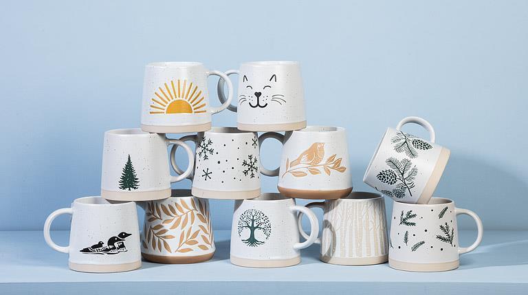 Abbott Wide Base Mug Sun - Bear Country Kitchen