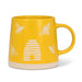 Abbott Wide Base Mug Yellow Bees - Bear Country Kitchen
