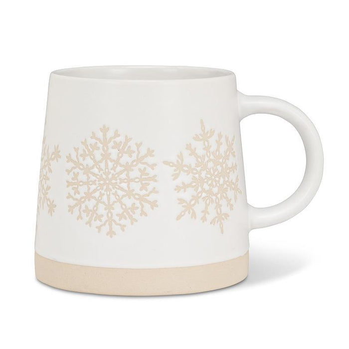 Abbott Wide Base Mug with Snowflake