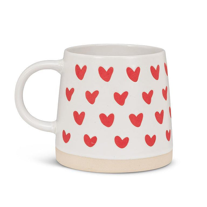 Abbott Wide Base Mug Hearts - Bear Country Kitchen